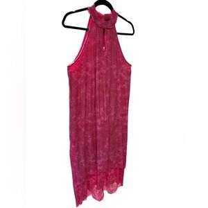 Mlle Gabrielle Fuchsia Ruffled Top